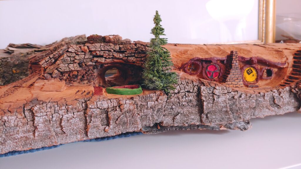 Dave B., carving