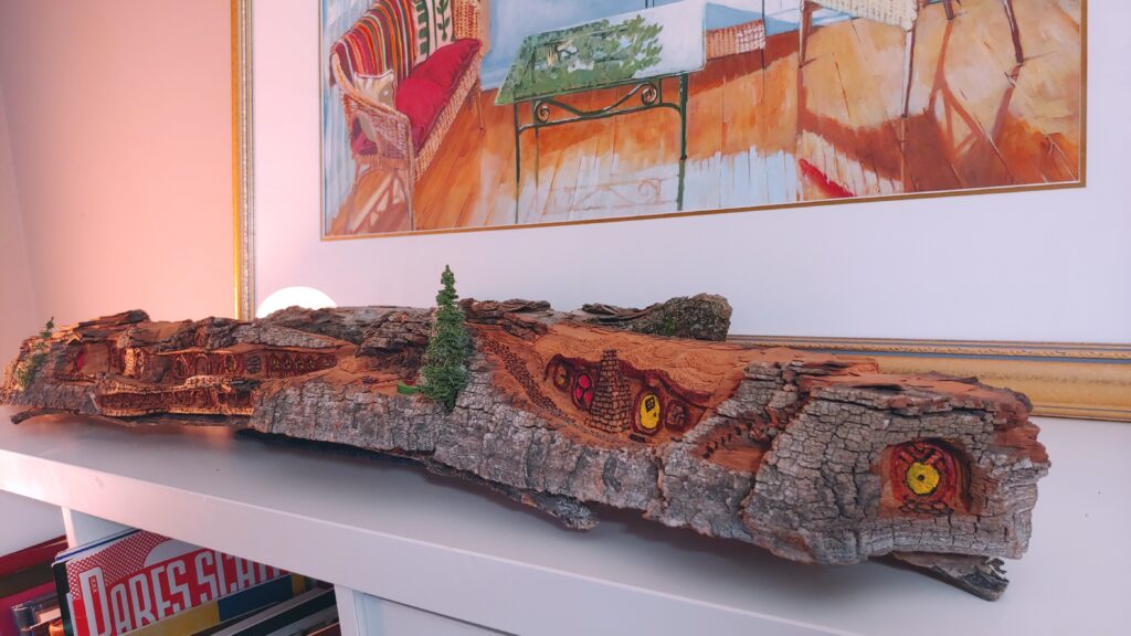 Dave B., carving