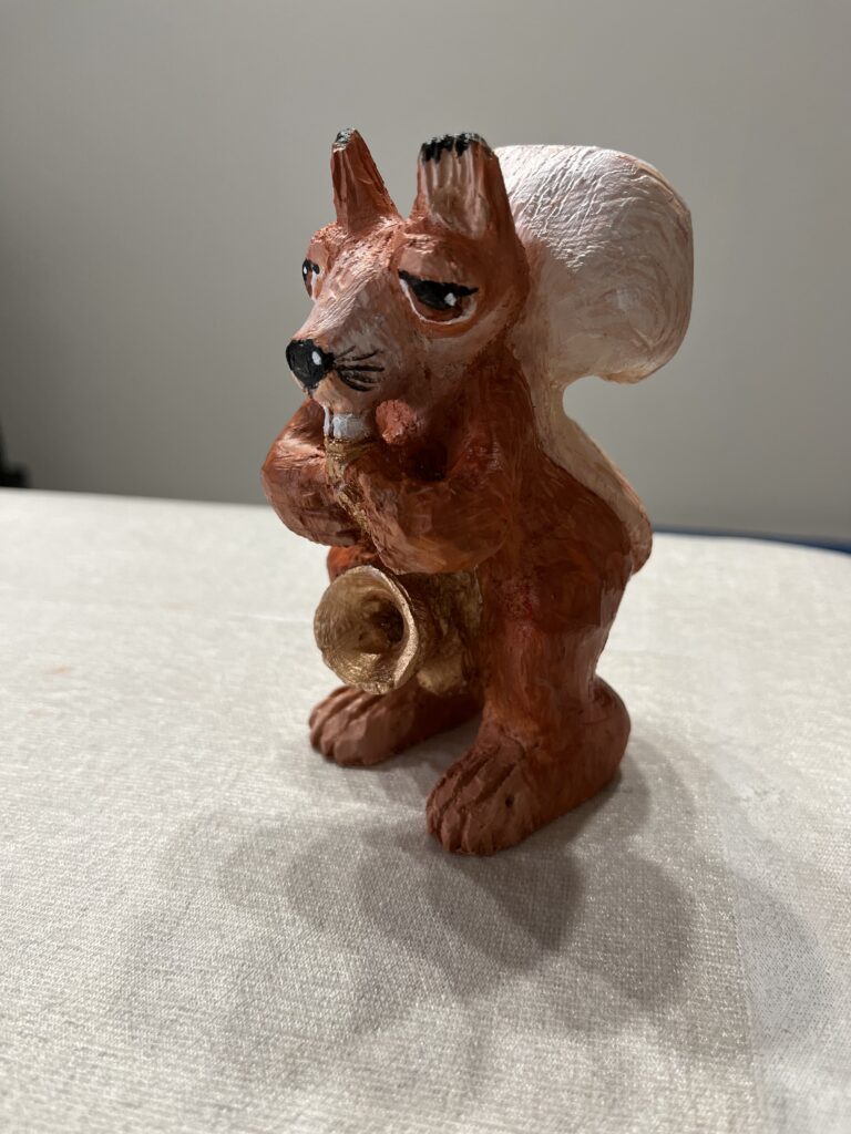 Dave B., carving