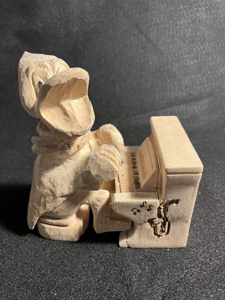 Dave B., carving
